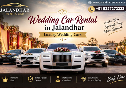 Wedding Car Rental in Jalandhar – Luxury Wedding Cars